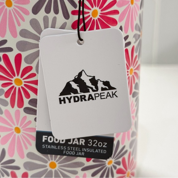 32oz Hydrapeak Floral Food Jar Thermos - Picture 3 of 8